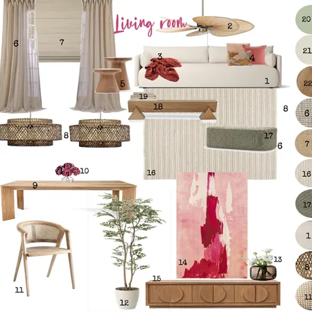 living natural Interior Design Mood Board by giorgetti on Style Sourcebook