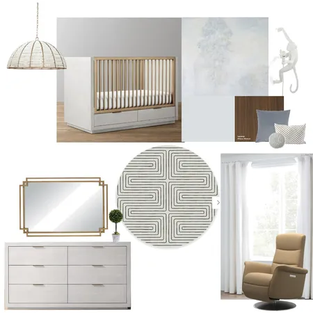 Leo's Nursery Interior Design Mood Board by Heather Ogle on Style Sourcebook