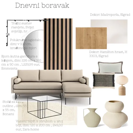 Mendeš dnevni boravak Interior Design Mood Board by acikovic on Style Sourcebook