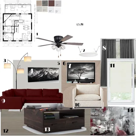 Living Room Board Interior Design Mood Board by Ash on Style Sourcebook