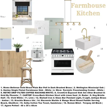 farmhouse kitchen Interior Design Mood Board by RoseyM on Style Sourcebook