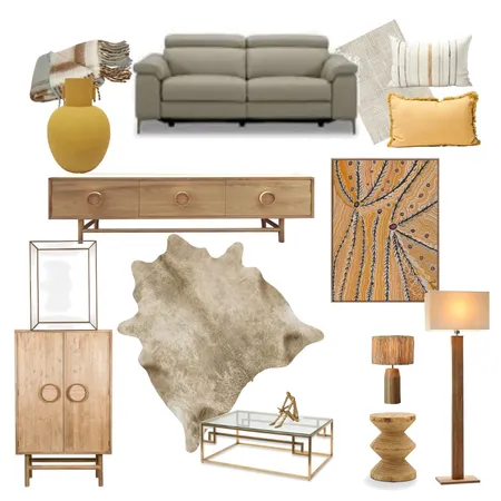 Living Room Interior Design Mood Board by Sally Salter on Style Sourcebook