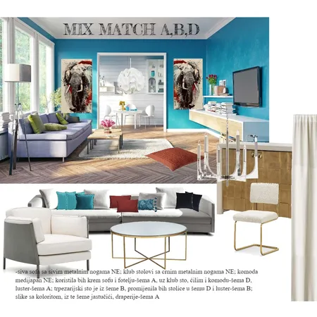 KOREKCIJA PROSTORA U MIX MATCH A,B,D Interior Design Mood Board by majapaun on Style Sourcebook