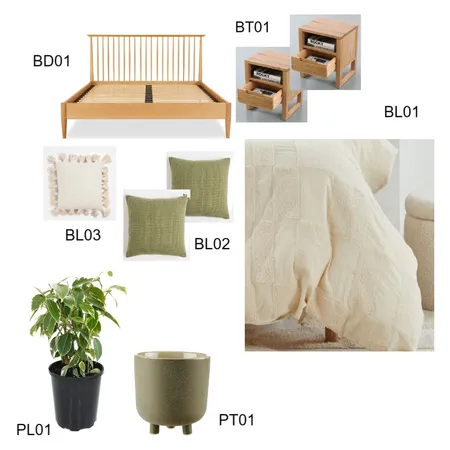 Bed 2 option 2 Interior Design Mood Board by KyraMurray on Style Sourcebook