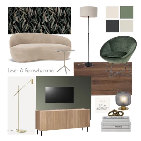 Lese- & Fernsehzimmer Karin Jau Interior Design Mood Board by RiederBeatrice on Style Sourcebook