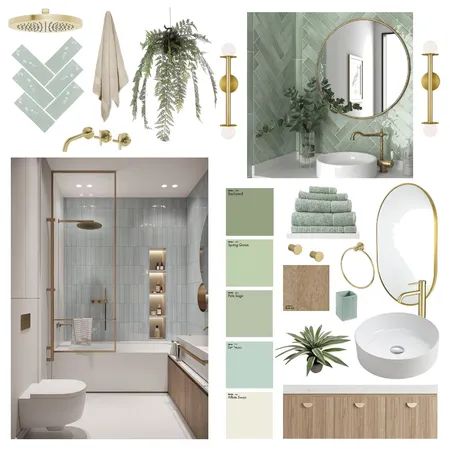 Bathroom Moodboard Interior Design Mood Board by Rachel Troke Design on Style Sourcebook