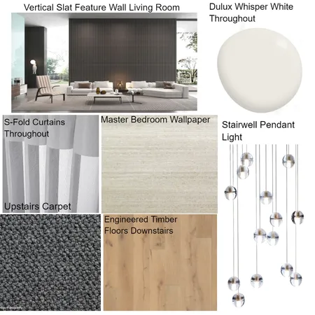 Cheryl Townhouse 2 Flooring, Window & Walls Interior Design Mood Board by staged design on Style Sourcebook