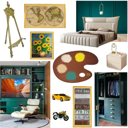 Dormitorio Pareja 50 Interior Design Mood Board by paogiorse on Style Sourcebook