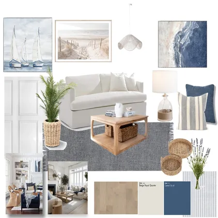 Hamptons/Coastal Interior Design Mood Board by deniserockstroh on Style Sourcebook