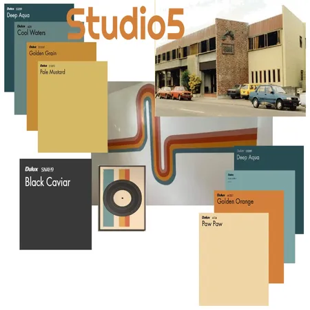 Studio 5 70s Interior Design Mood Board by bridgeyg on Style Sourcebook