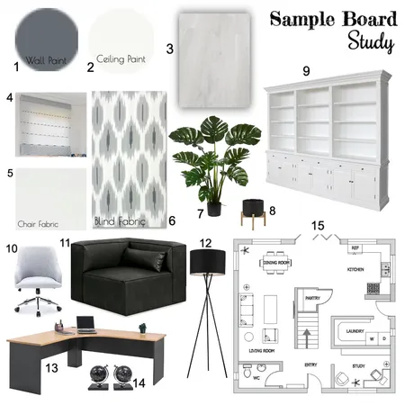 Study Sample Board Interior Design Mood Board by skylerjade on Style Sourcebook