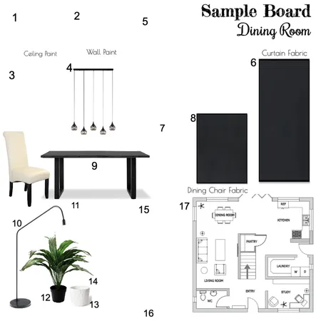 Dining Room Sample Board Interior Design Mood Board by skylerjade on Style Sourcebook