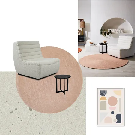 BLUSHING BOUCLE Interior Design Mood Board by Tallira | The Rug Collection on Style Sourcebook