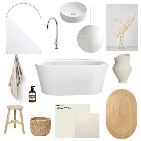 Scandinavian Bathroom Interior Design Mood Board by KelliB on Style Sourcebook