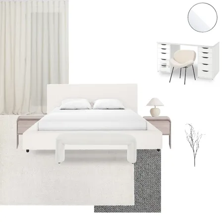 Serene Bedroom Interior Design Mood Board by Myamya on Style Sourcebook