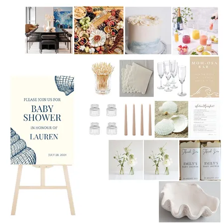 Baby Shower Interior Design Mood Board by Laurenfmoser on Style Sourcebook