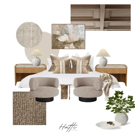 Toasty bedroom Interior Design Mood Board by Hatti Interiors on Style Sourcebook