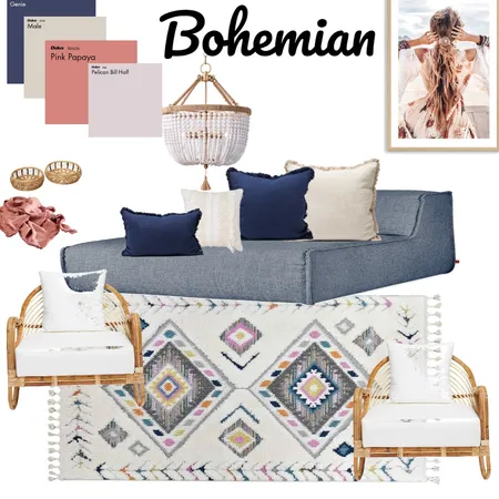 Bohemian Interior Design Mood Board by JojoStyles on Style Sourcebook