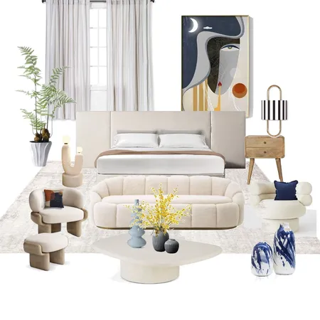 master bed Interior Design Mood Board by Arch alaa on Style Sourcebook