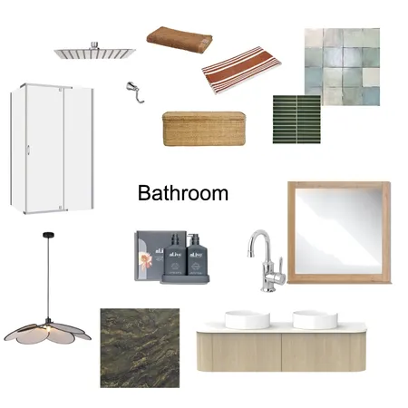 bathroom Interior Design Mood Board by willow.veldhoven@lindisfarne.nsw.edu.au on Style Sourcebook