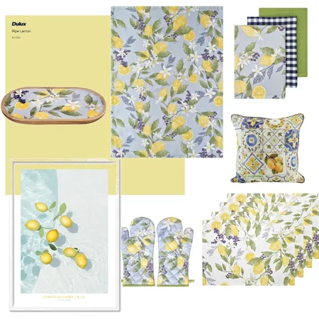 Lemon Life Interior Design Mood Board by Care on Style Sourcebook