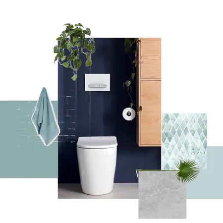 Toilet Interior Design Mood Board by Bianca -Studio Property on Style Sourcebook