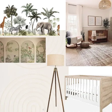 Safari Nursery Interior Design Mood Board by Bricks and Beams on Style Sourcebook