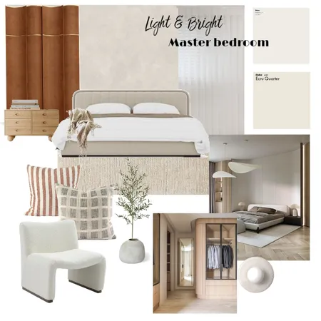 light and bright master bedroom Interior Design Mood Board by vaishnavi adenkiwar on Style Sourcebook