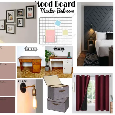 Mood Board - Master Bedroom Interior Design Mood Board by ar.gauriupadhyay@gmail.com on Style Sourcebook