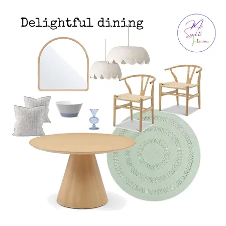 Delightful dining Interior Design Mood Board by Mz Scarlett Interiors on Style Sourcebook