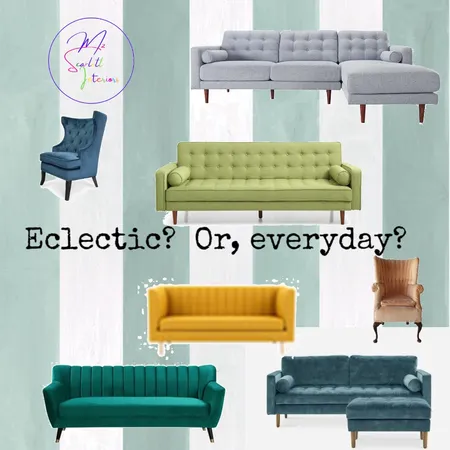 Eclectic?  Or, everyday? Interior Design Mood Board by Mz Scarlett Interiors on Style Sourcebook