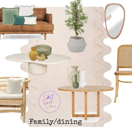 Family/dining/kitchen Interior Design Mood Board by Mz Scarlett Interiors on Style Sourcebook