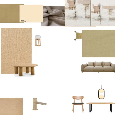 סלון ומטבח בית בגניגר Interior Design Mood Board by Mirela Ben Yair on Style Sourcebook