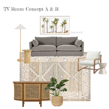 A&R TV Room 2 Interior Design Mood Board by Lisa Crema Interiors and Styling on Style Sourcebook