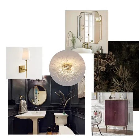 powder room Interior Design Mood Board by klo1221 on Style Sourcebook