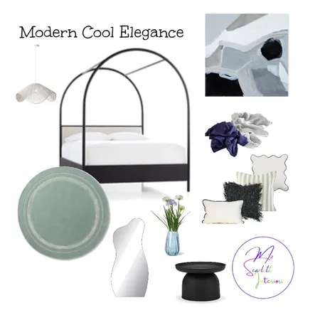 Modern Cool Elegance Interior Design Mood Board by Mz Scarlett Interiors on Style Sourcebook