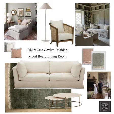 Rhi & Jase Govier - Mood Board Living Room Interior Design Mood Board by MarnieDickson on Style Sourcebook