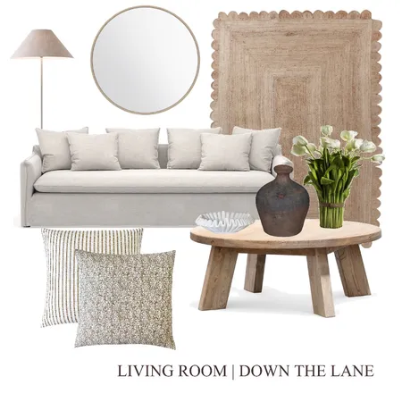 LIVING ROOM Interior Design Mood Board by DOWN THE LANE by Tina Harris on Style Sourcebook