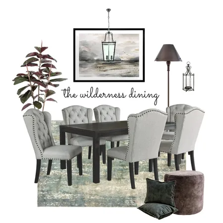 The Wilderness Dining Interior Design Mood Board by creative grace interiors on Style Sourcebook