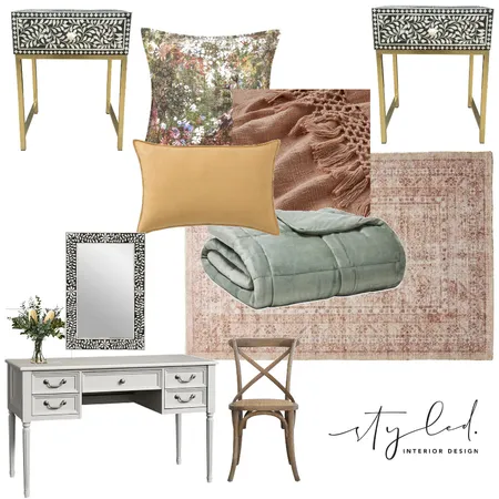 Daly - Spare Bedroom Interior Design Mood Board by Styled Interior Design on Style Sourcebook