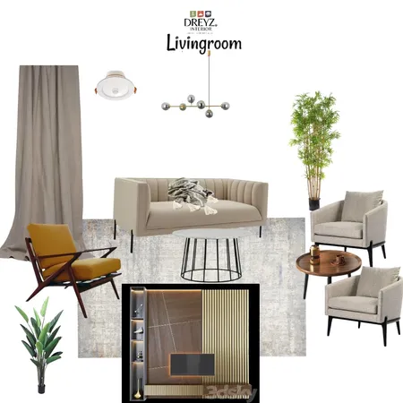 LivingRoom Moodboard Interior Design Mood Board by Derick Asiimwe on Style Sourcebook