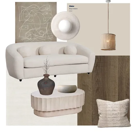 Modern Japandi Farmhouse Interior Design Mood Board by DOWN THE LANE by Tina Harris on Style Sourcebook