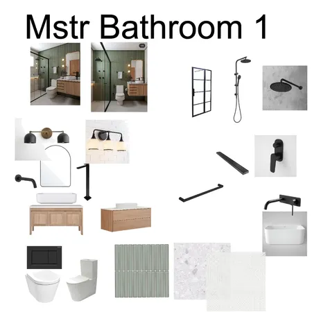 Master bedroom ensuite Interior Design Mood Board by TonzStyleSourcebook on Style Sourcebook