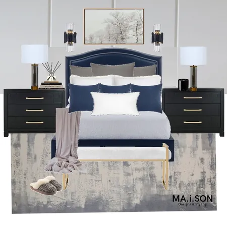 Master Bedroom: Elegant Nocturne Interior Design Mood Board by JanetM on Style Sourcebook