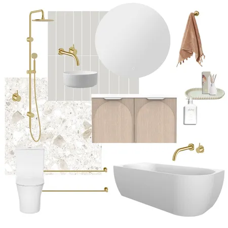 Main Bathroom Renovation Interior Design Mood Board by Courtney Breen on Style Sourcebook
