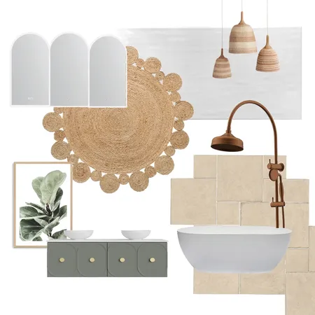 Boho Beige Interior Design Mood Board by Blue Winds Design on Style Sourcebook