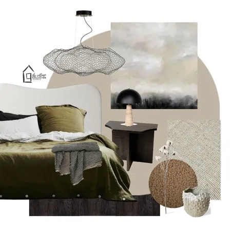 Moody bedroom Interior Design Mood Board by The Cottage Collector on Style Sourcebook