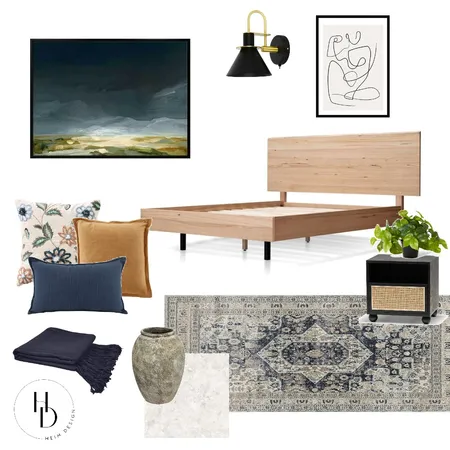 Moody Blues Interior Design Mood Board by Heim Design on Style Sourcebook