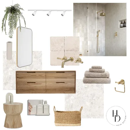 Ensuite Interior Design Mood Board by Heim Design on Style Sourcebook