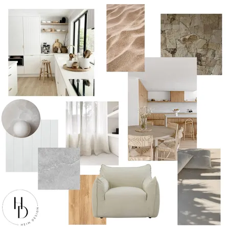 Coastal Inspiration Interior Design Mood Board by Heim Design on Style Sourcebook